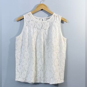 Shannon Ford New York sleeveless, round-neck blouse size XL